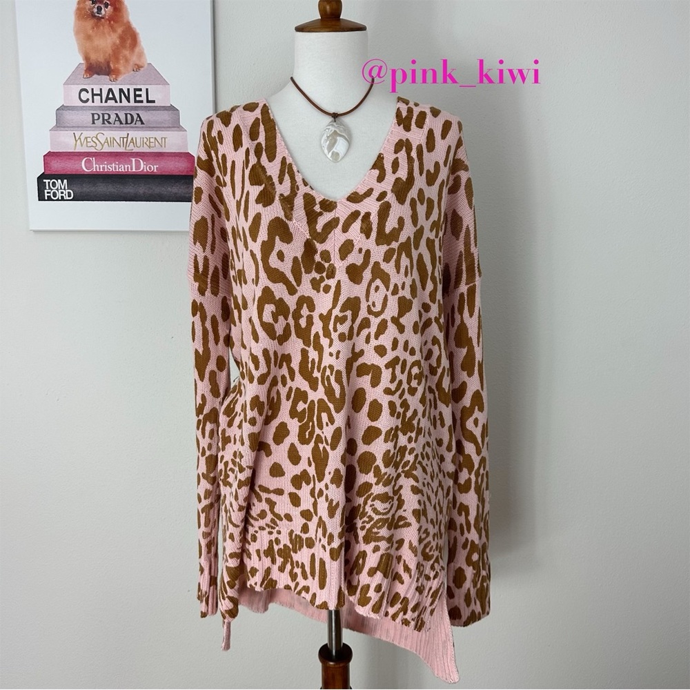 ⬇️REDUCED❗️ Show Me Your Mumu Cliffside Leopard Print Sweater